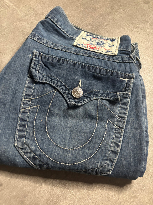 True religion straight jeans / W34