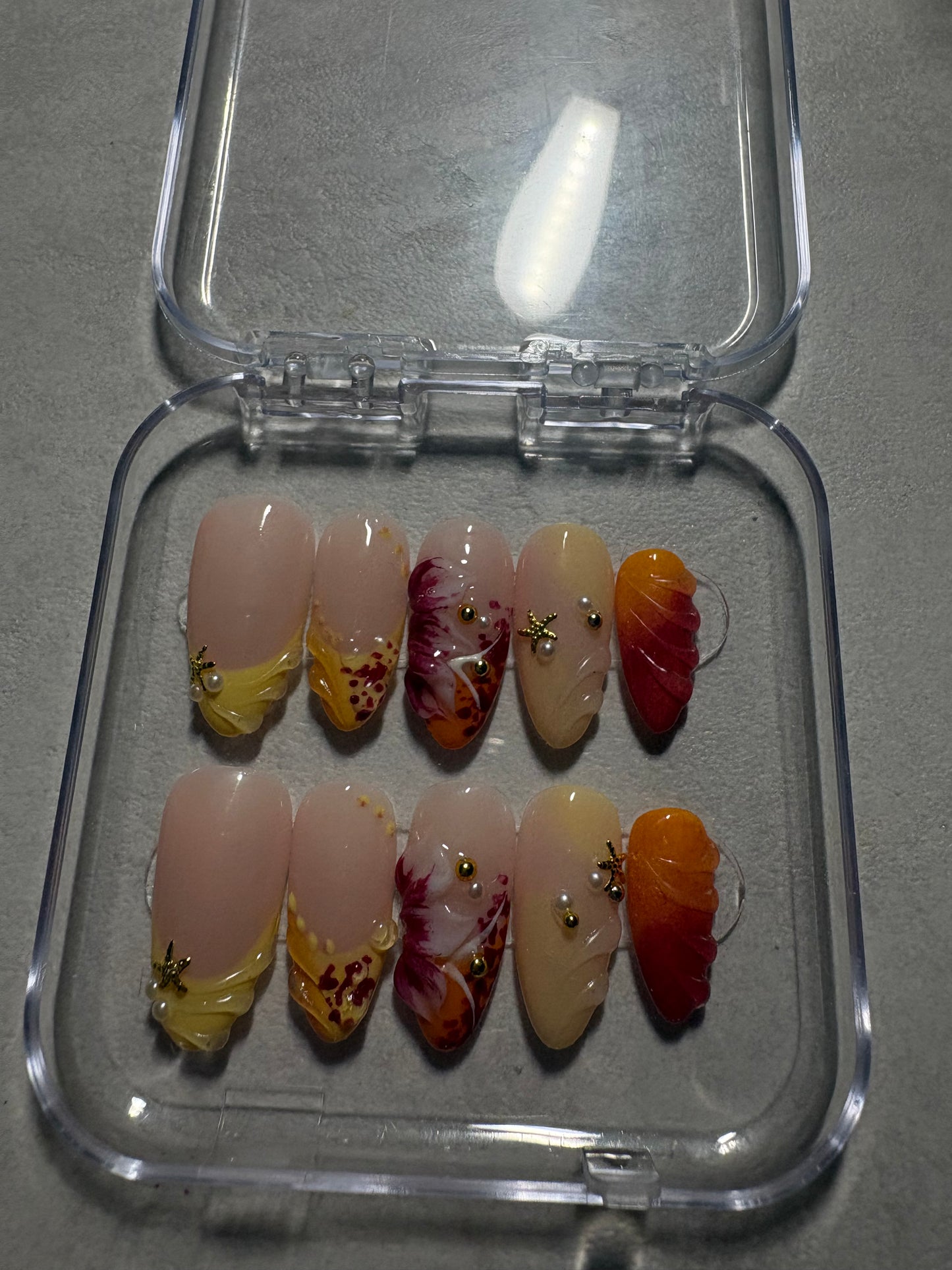 Sunrise summer | Press on nails