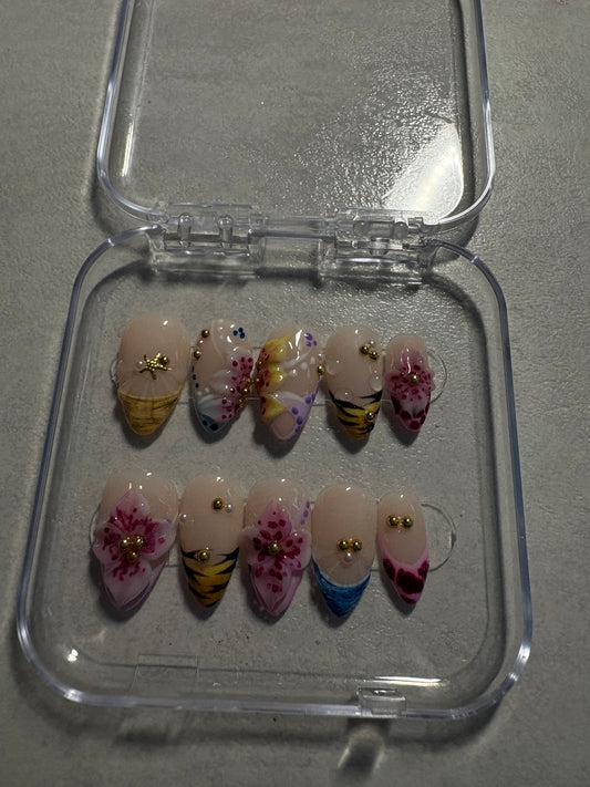 Spring garden | Press on nails