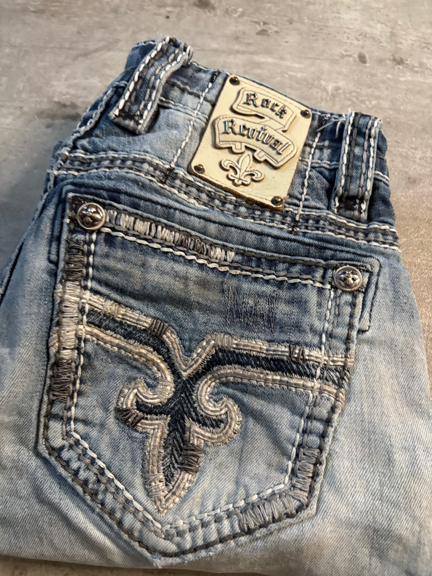 Rock rerival straight jeans / W30