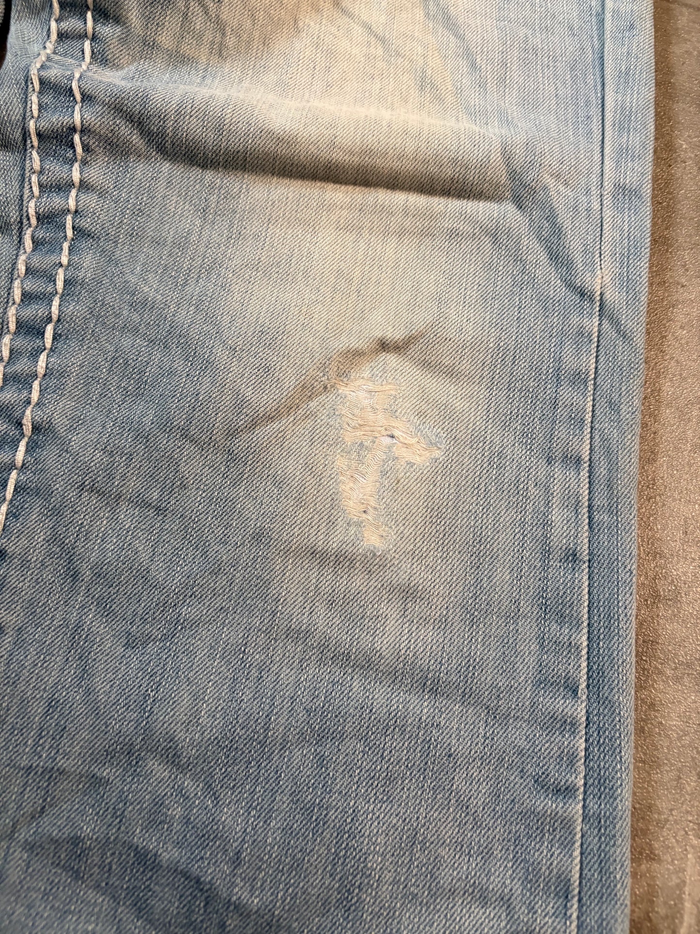 True Religion straight jeand / W32