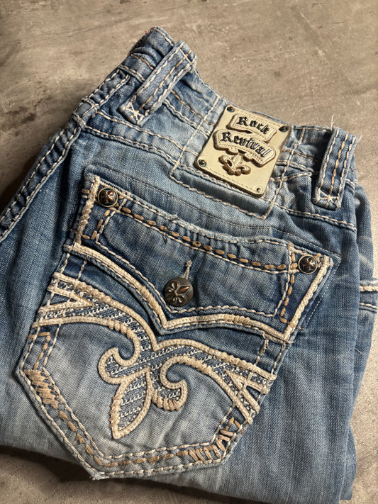 Roch revivial straight jeans w/32