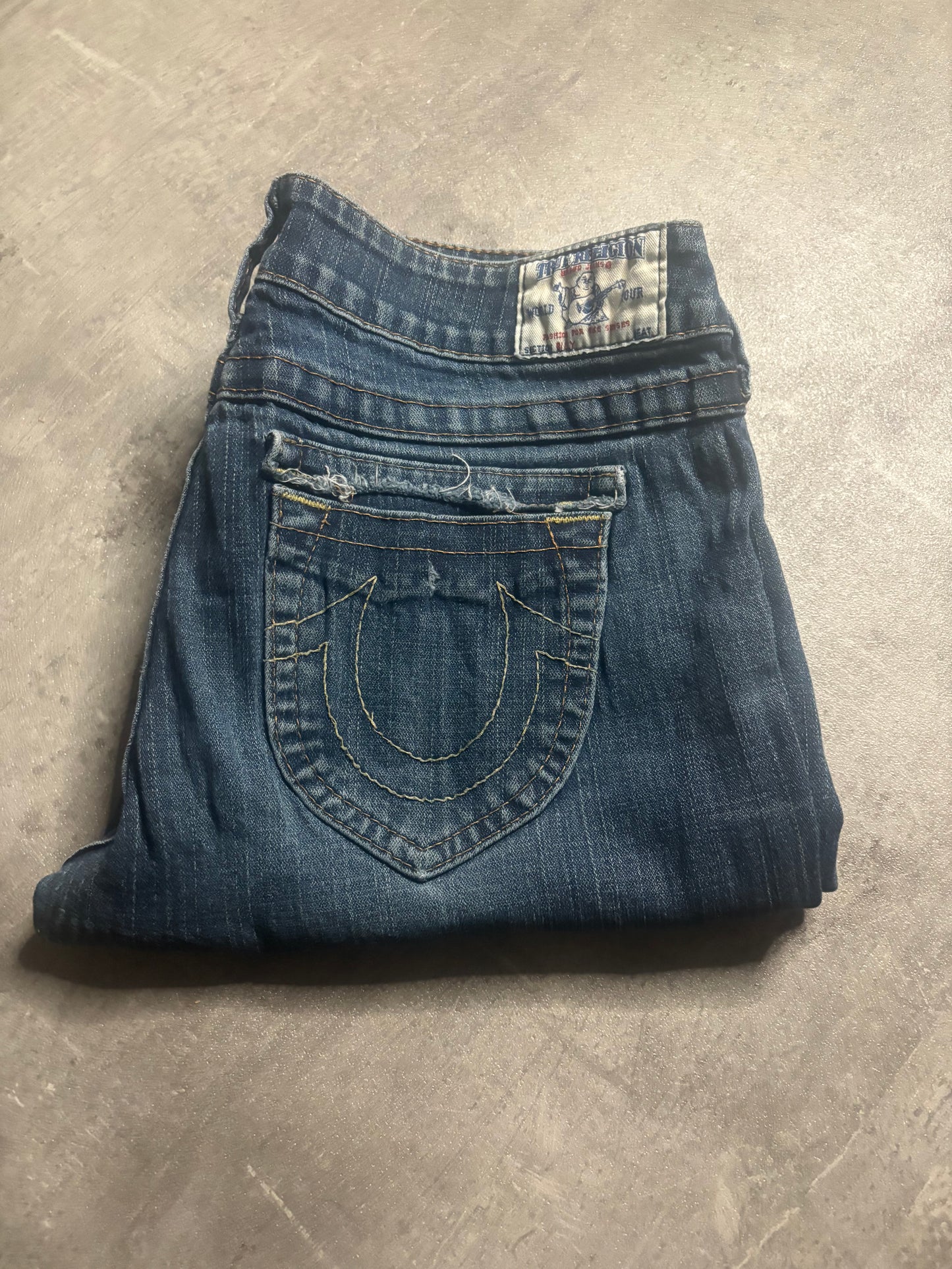 True religion bootcut jeans / W32