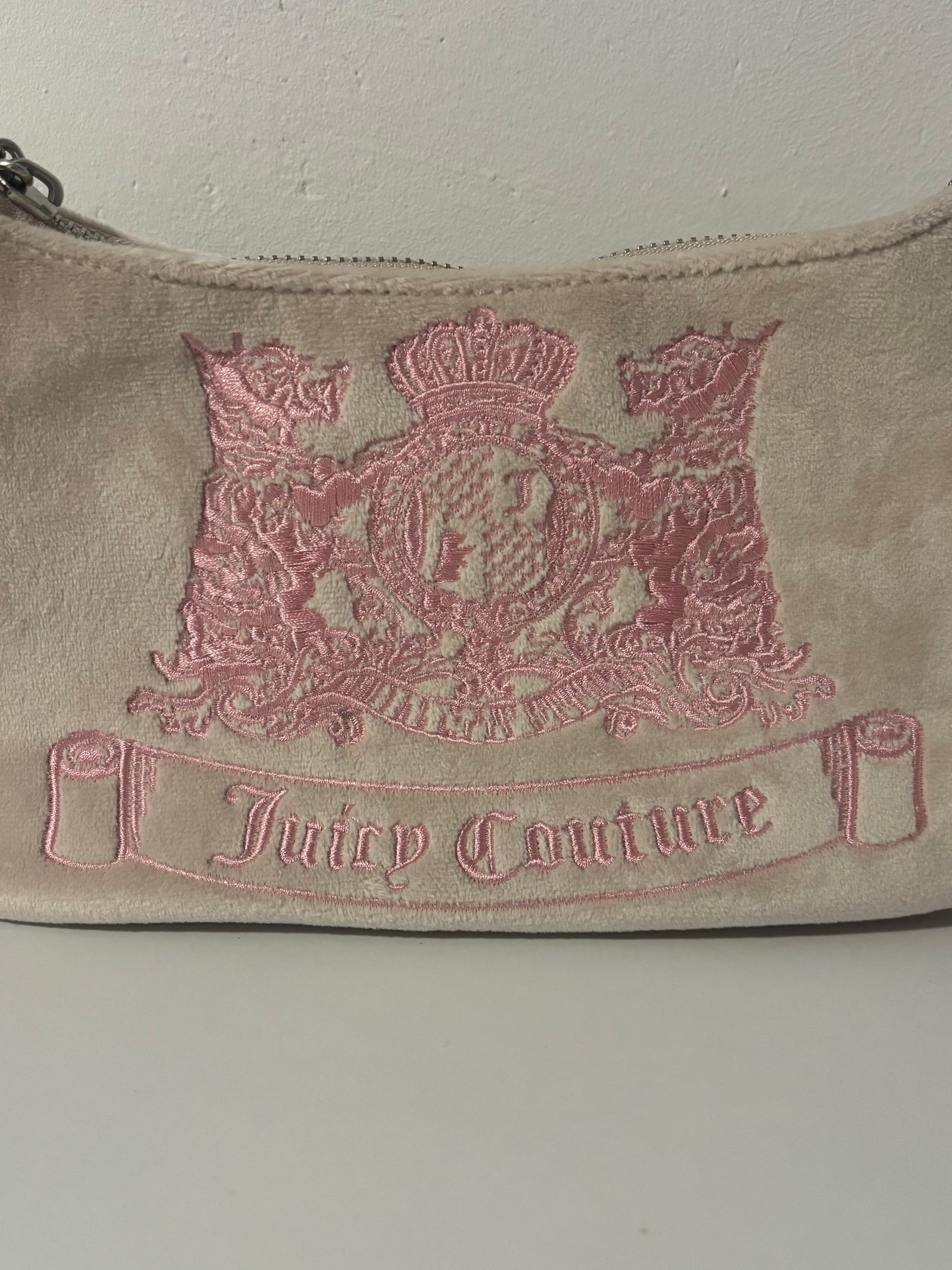 Limited Juicy Couture bag in beige & pink