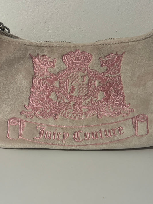 Limited Juicy Couture bag in beige & pink