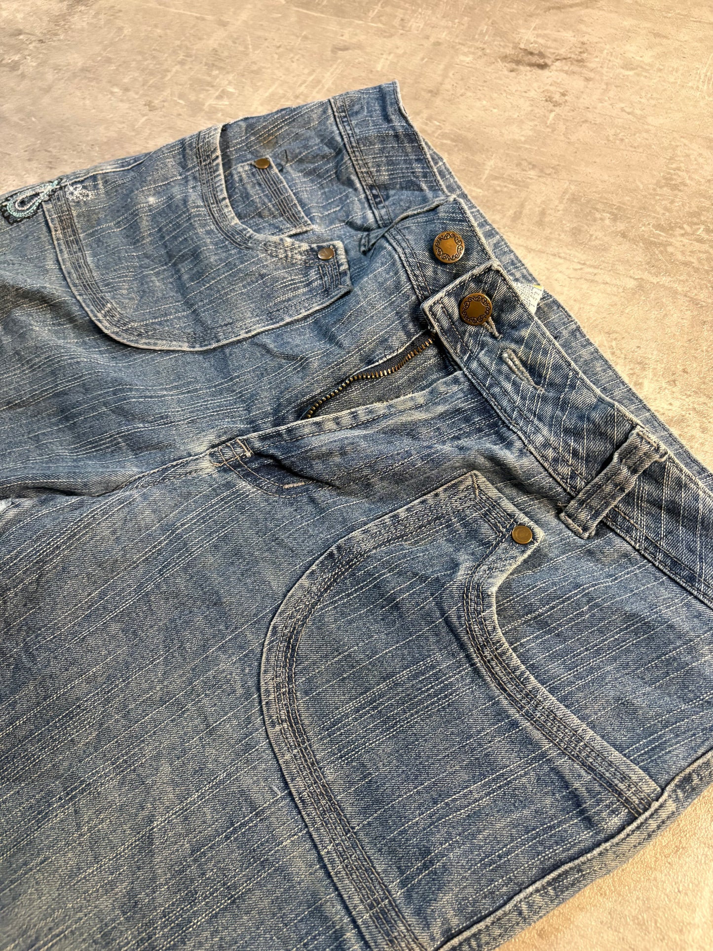 French twist bootcut jeans / M-L