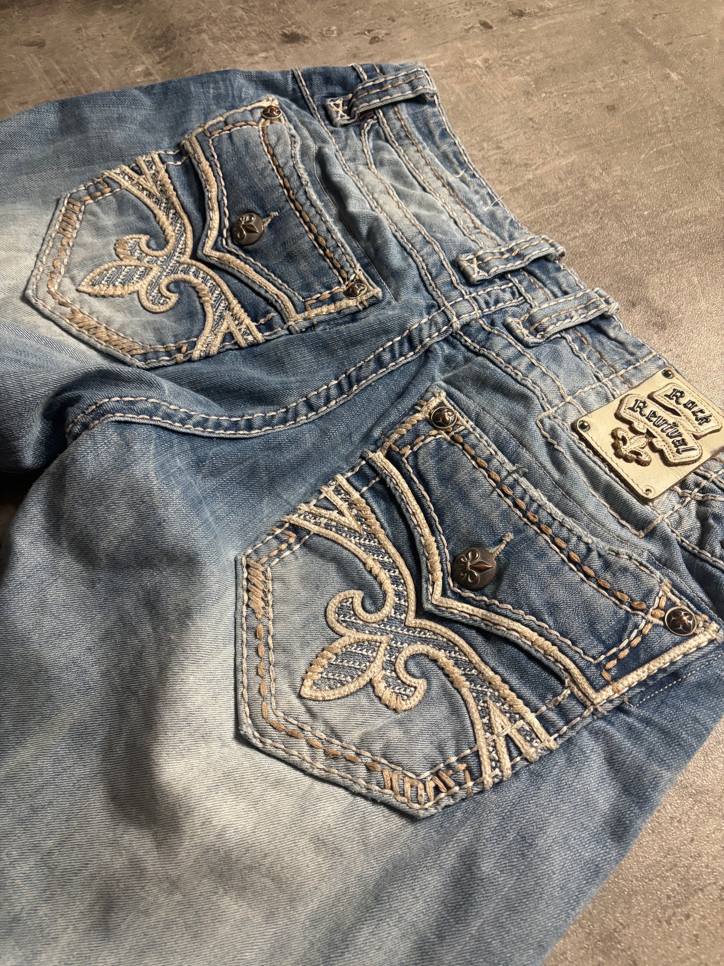 Roch revivial straight jeans w/32