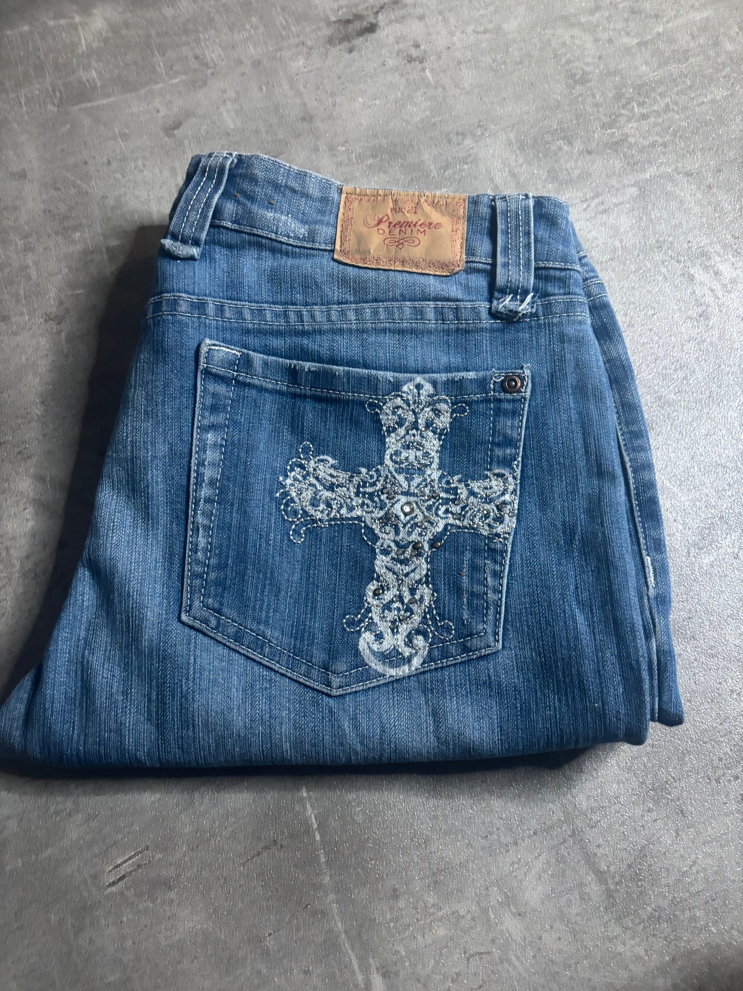 Unbranded straight jeans / L