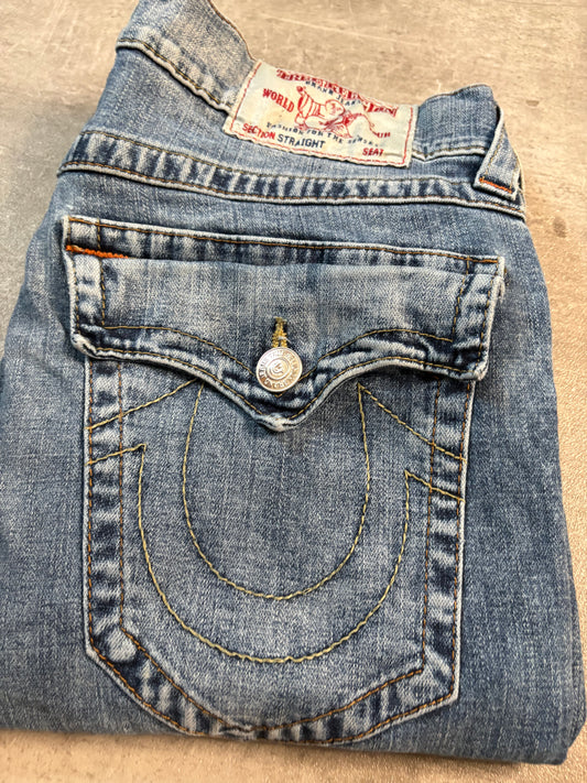 True Religion straight jeans / W32
