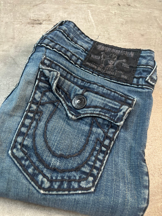 True religion bootcut/straight jeans / W30