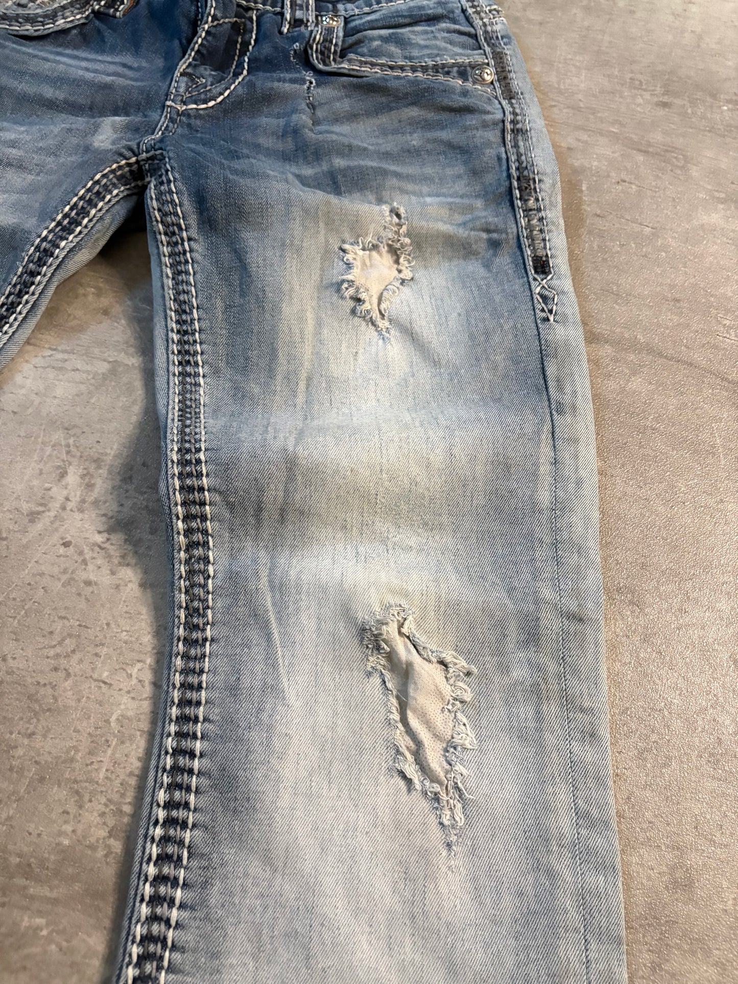 Rock rerival straight jeans / W30