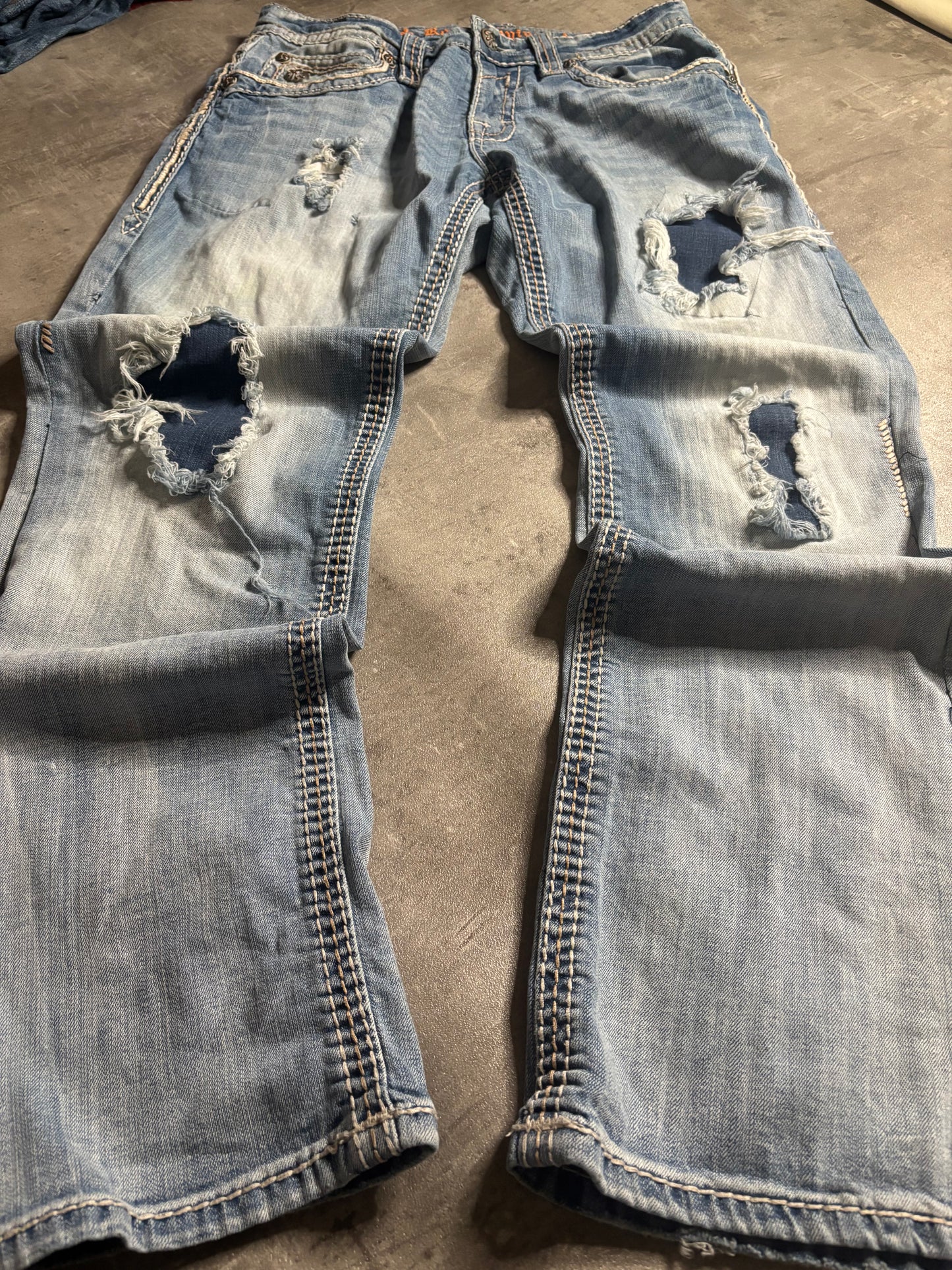 Roch revivial straight jeans w/32