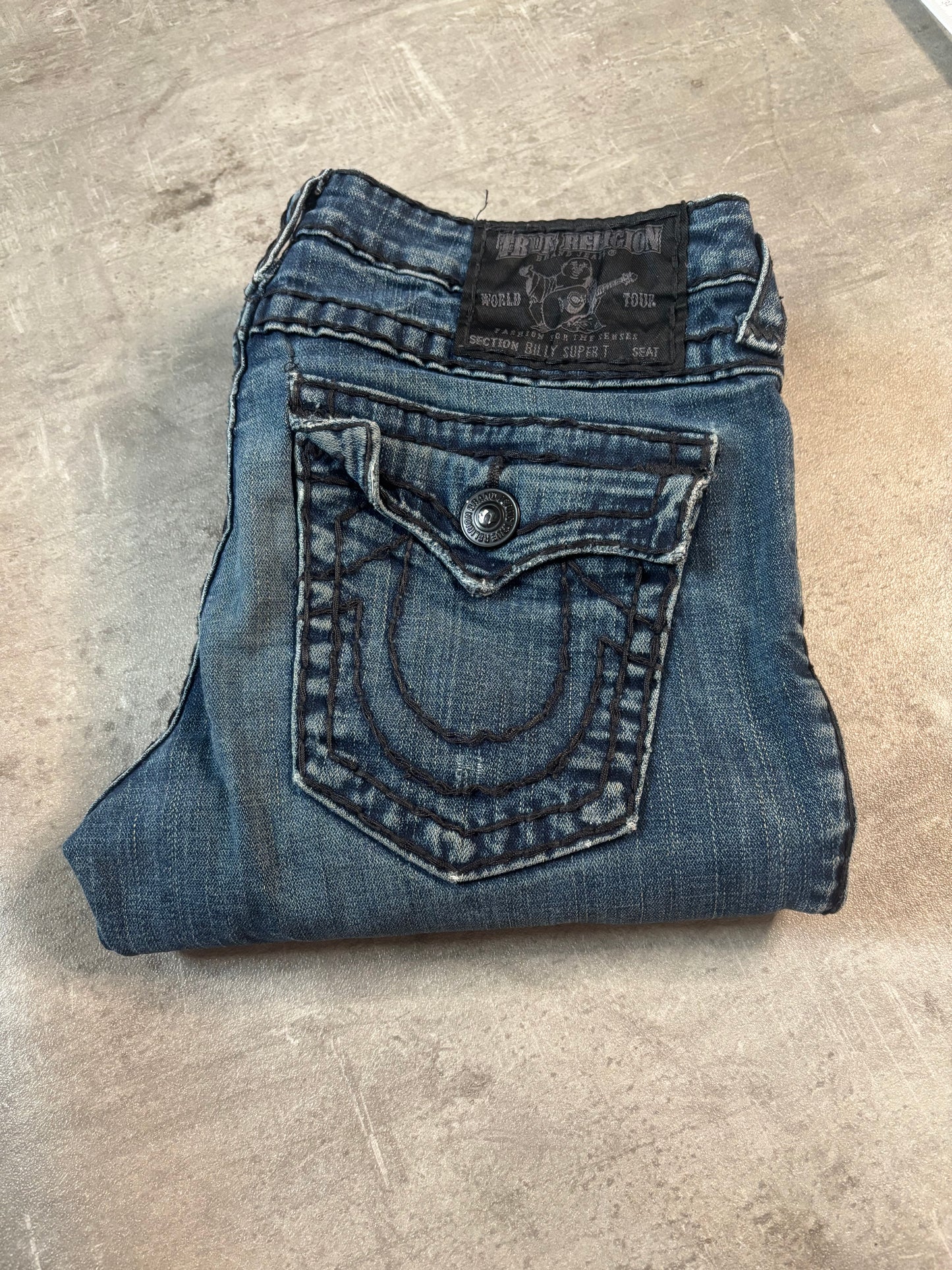 True religion bootcut/straight jeans / W30