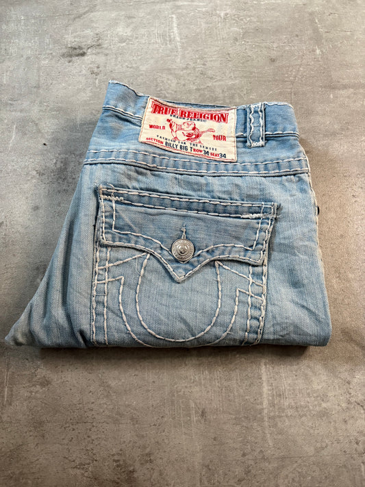 True Religion straight jeand / W32