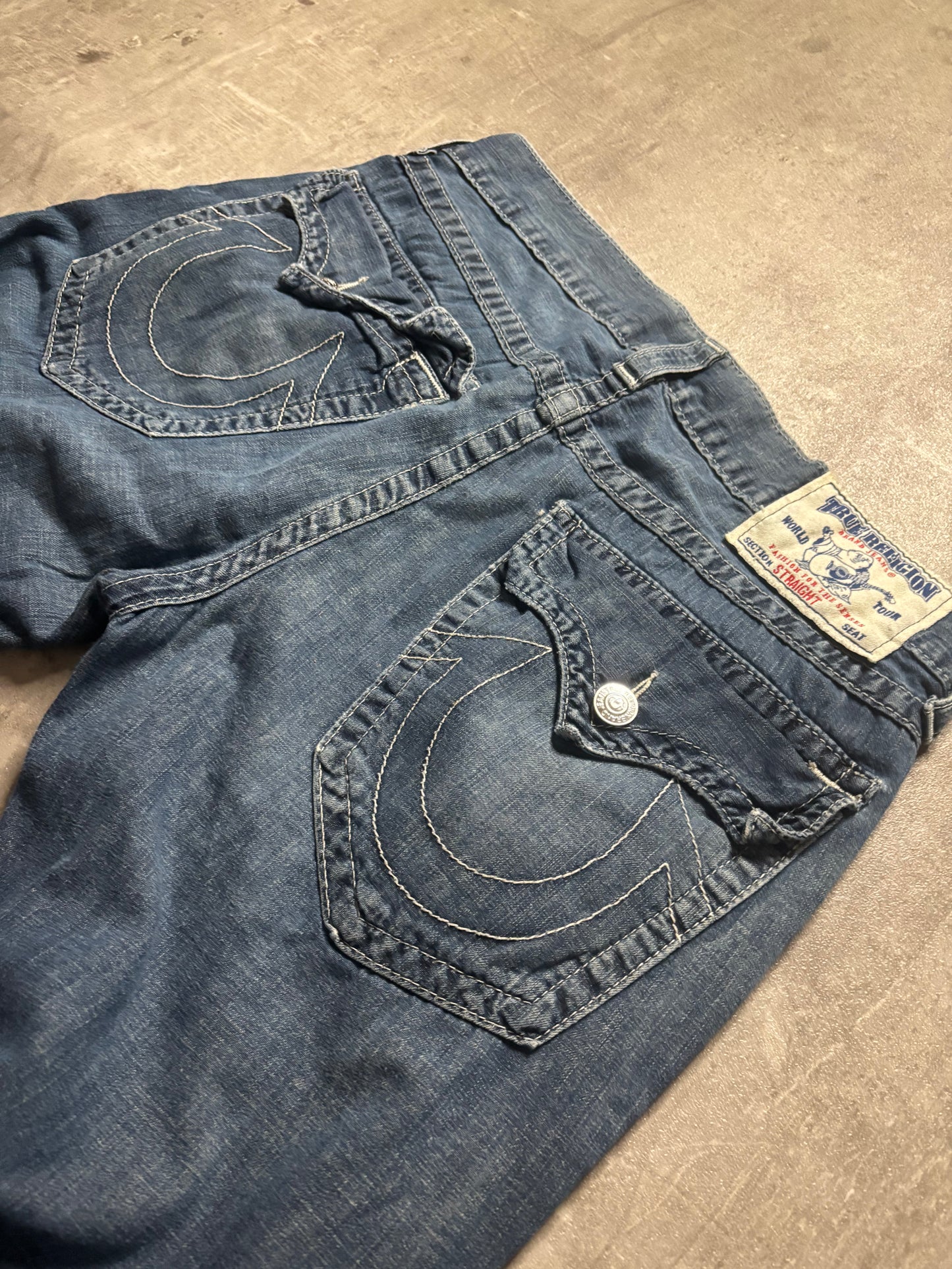 True religion straight jeans / W34