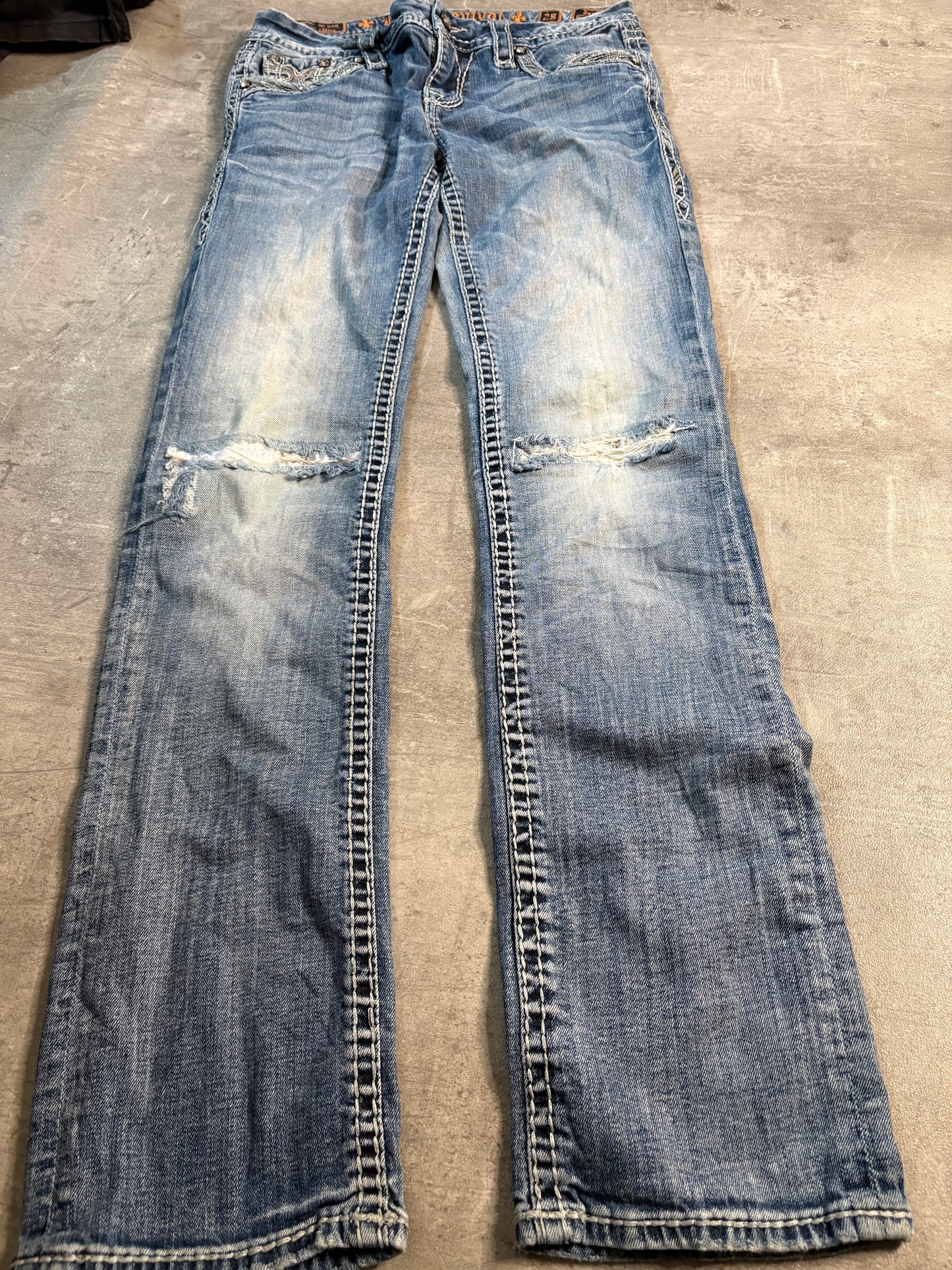 Rock revival straight jeans / W28