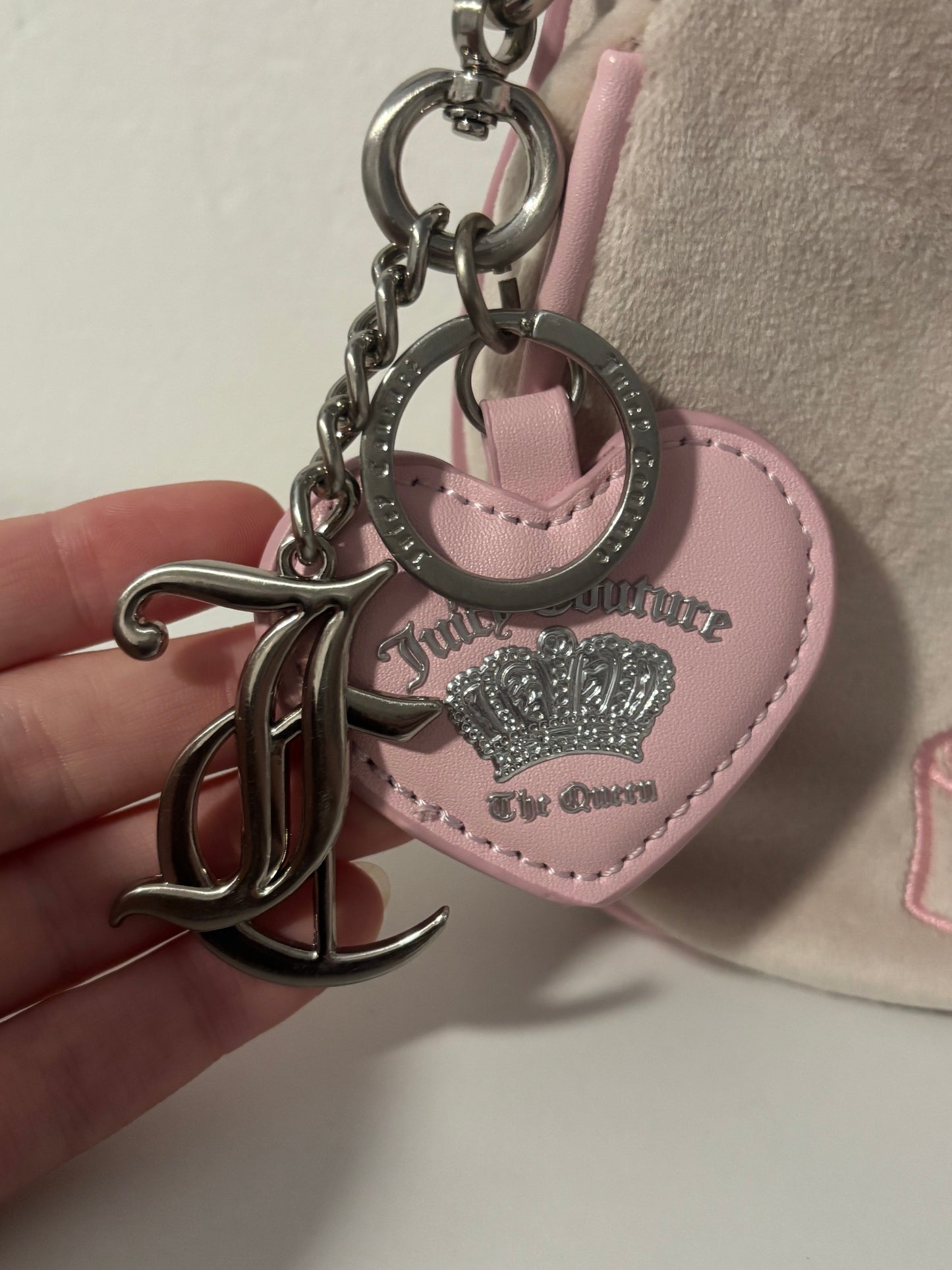 Limited Juicy Couture bag in beige & pink