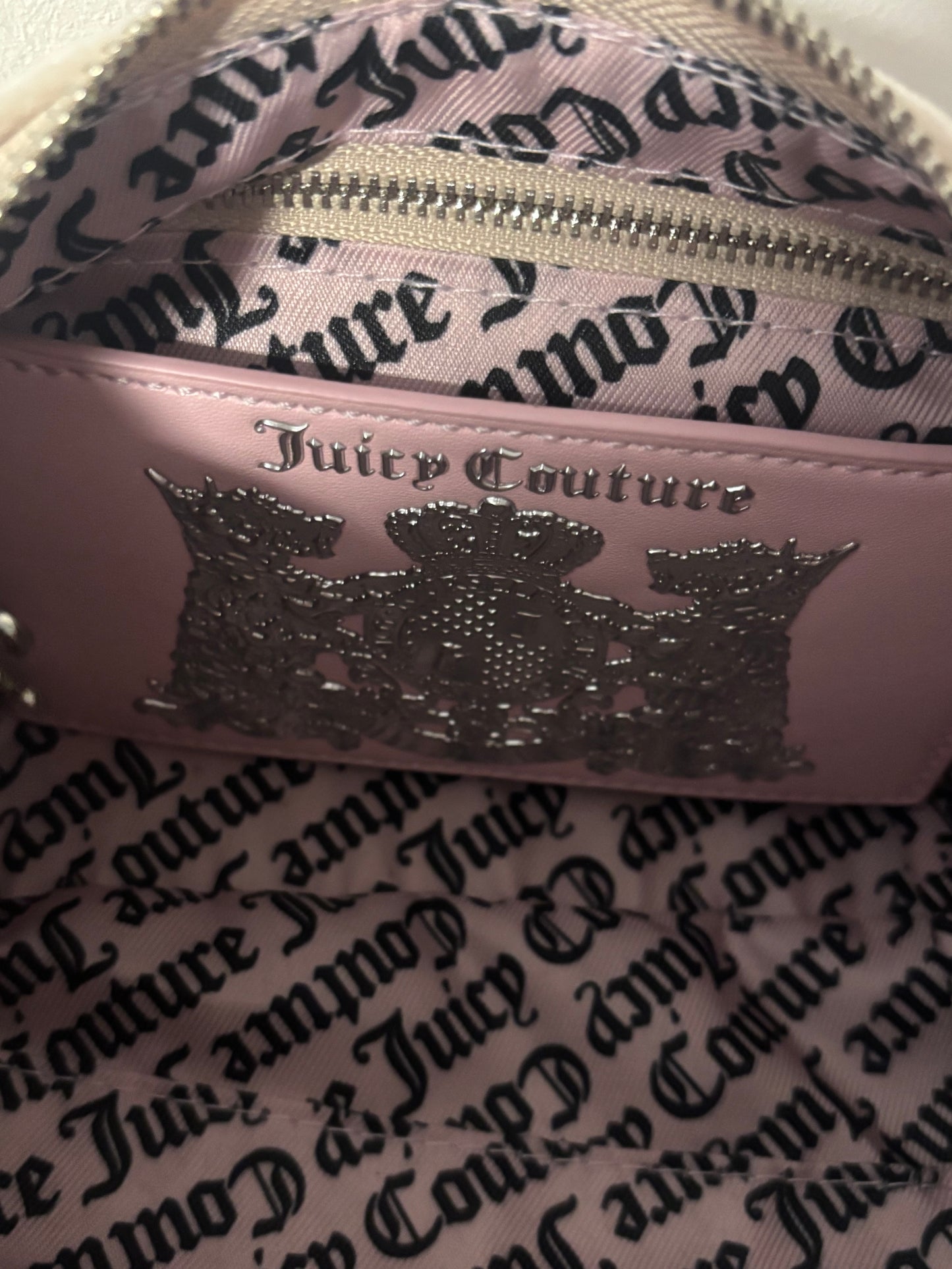 Limited Juicy Couture bag in beige & pink