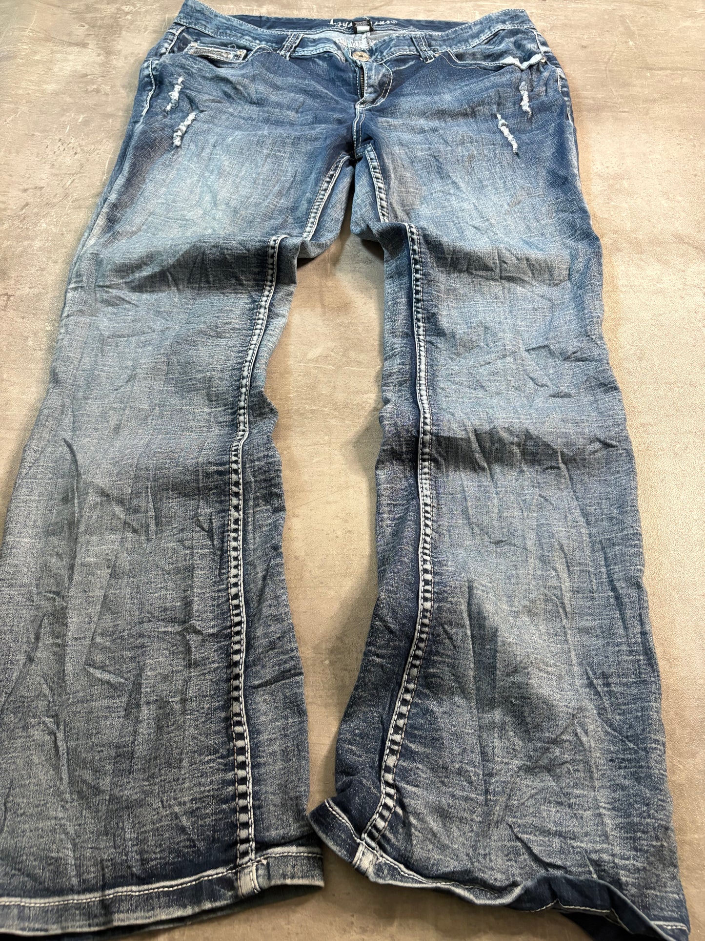 Unbranded bootcut jeans / XXL