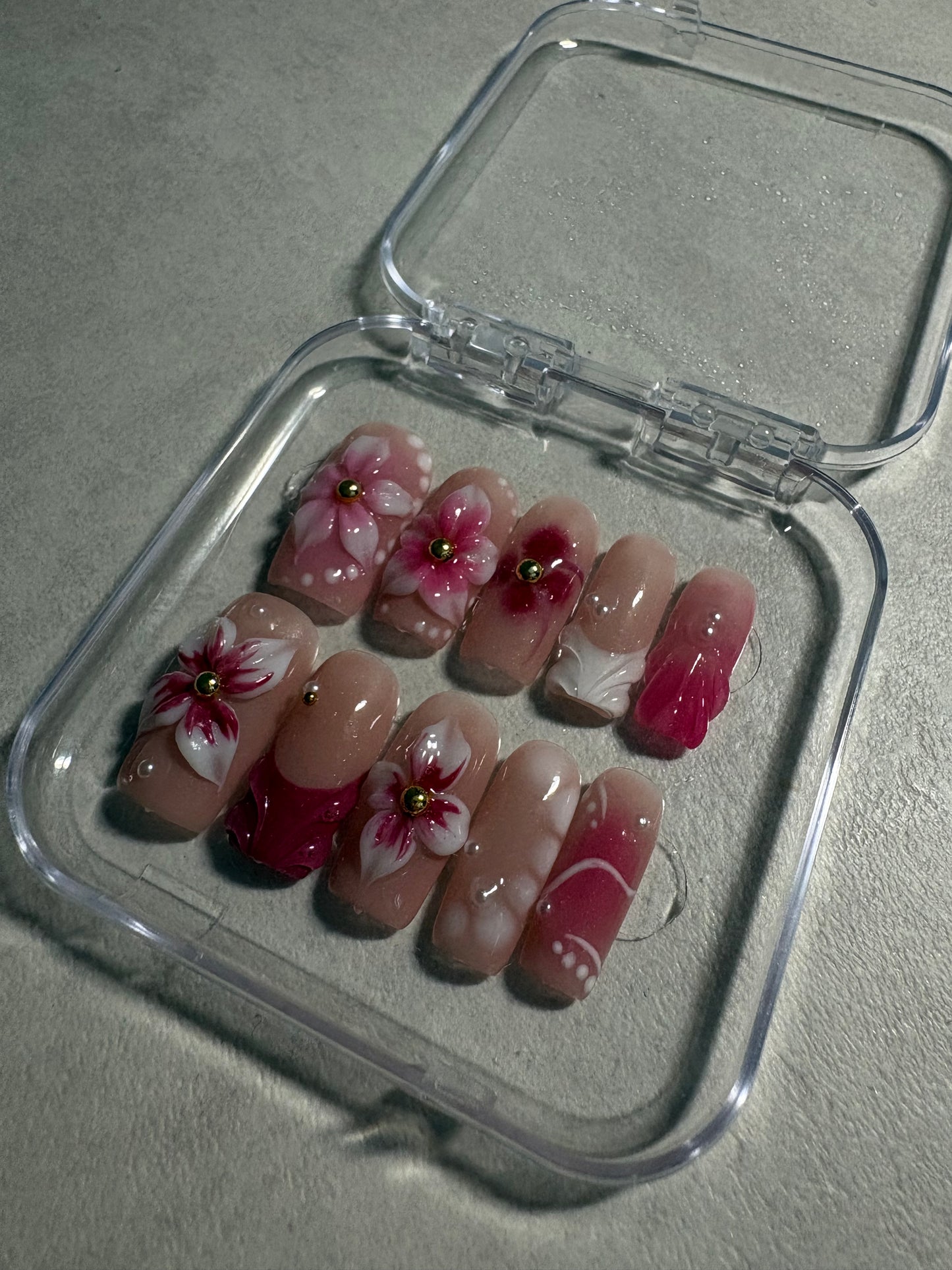 Pink blossom | Press on nails