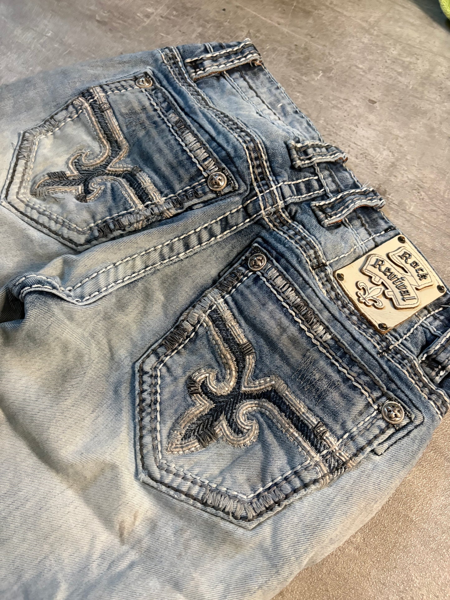 Rock rerival straight jeans / W30