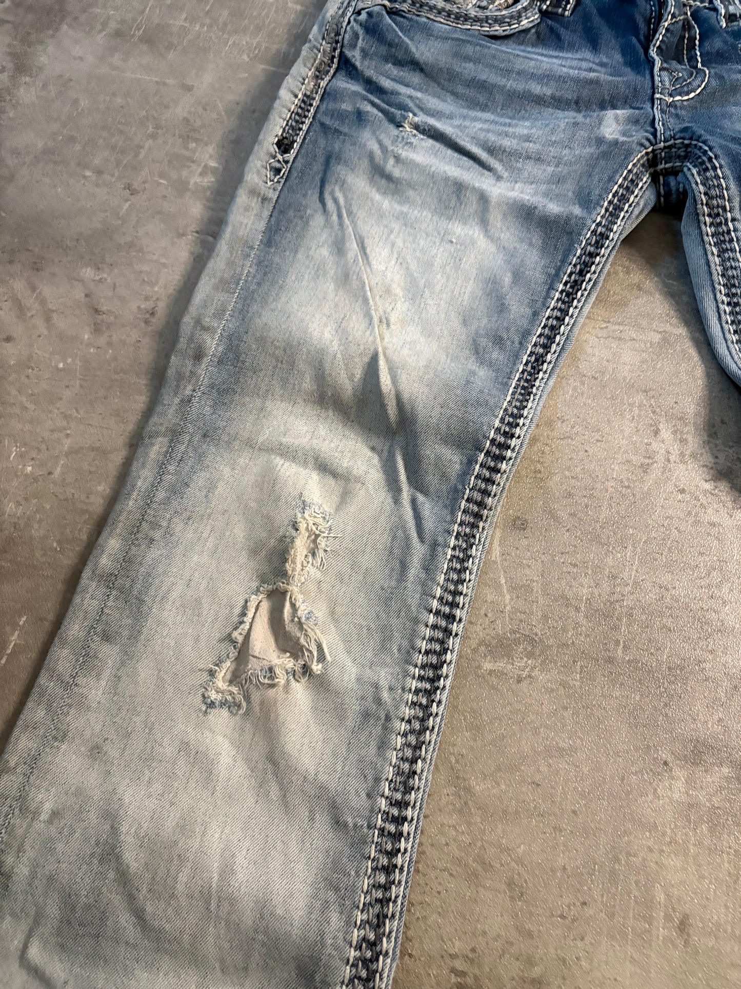 Rock rerival straight jeans / W30