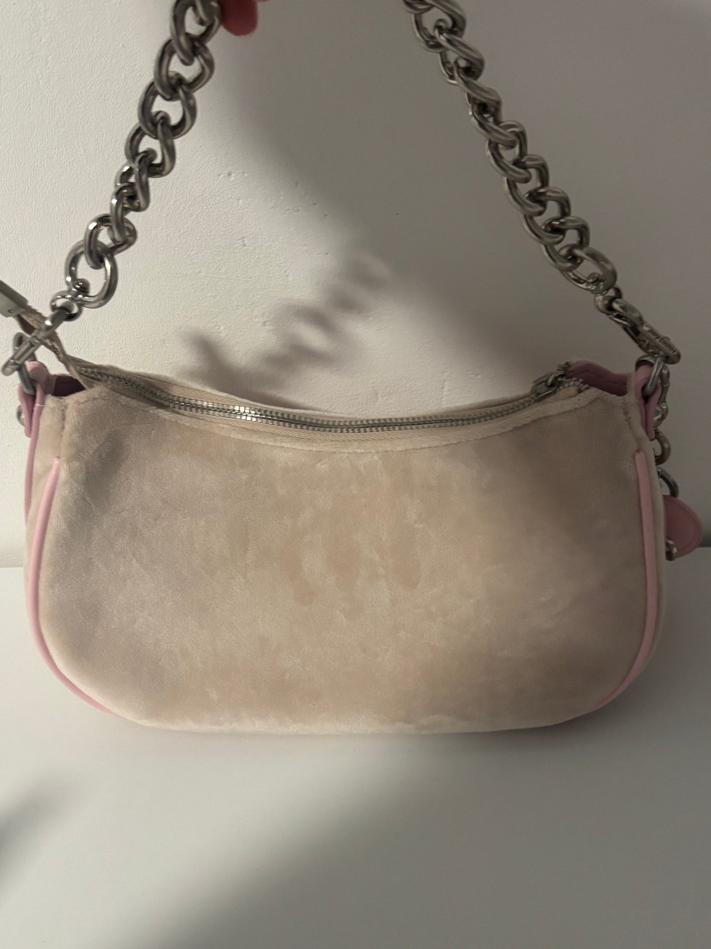 Limited Juicy Couture bag in beige & pink