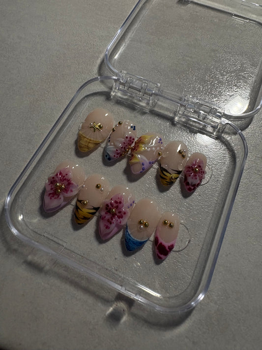Spring garden | Press on nails
