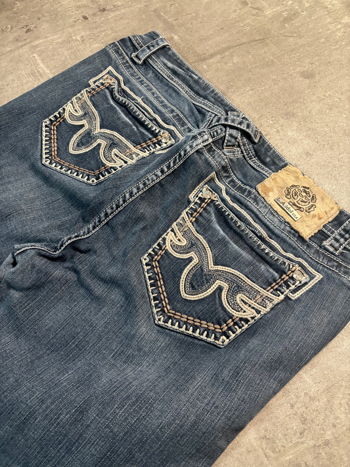 L.A idol usa bootcut jeans / L-XL