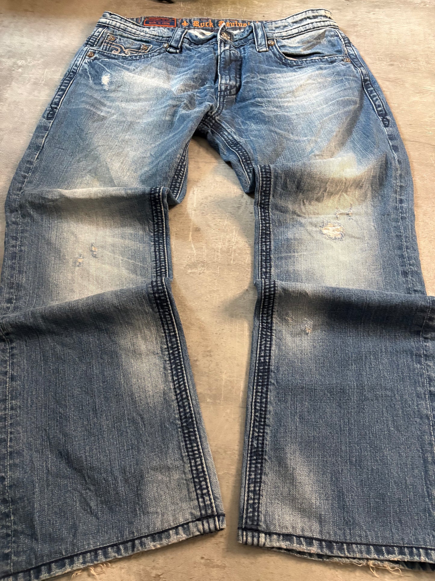 Rock Revival straight jeans / W38