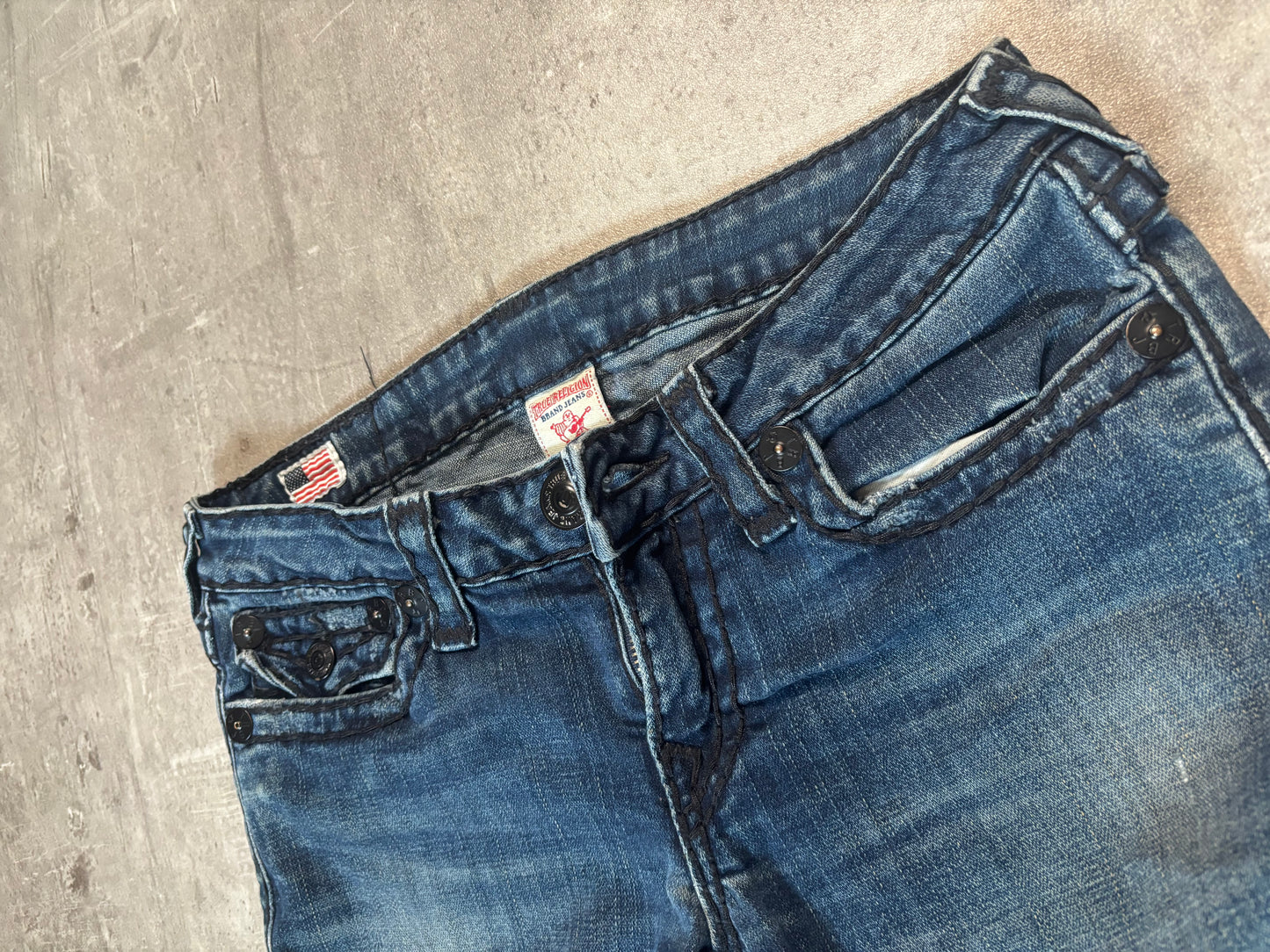 True religion bootcut/straight jeans / W30