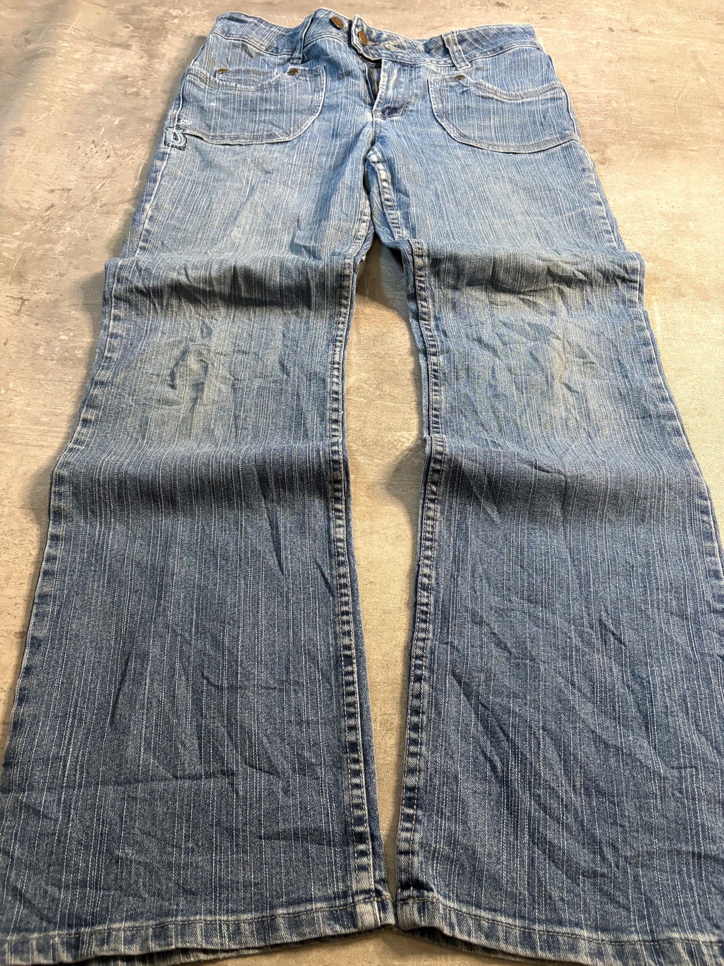 French twist bootcut jeans / M-L