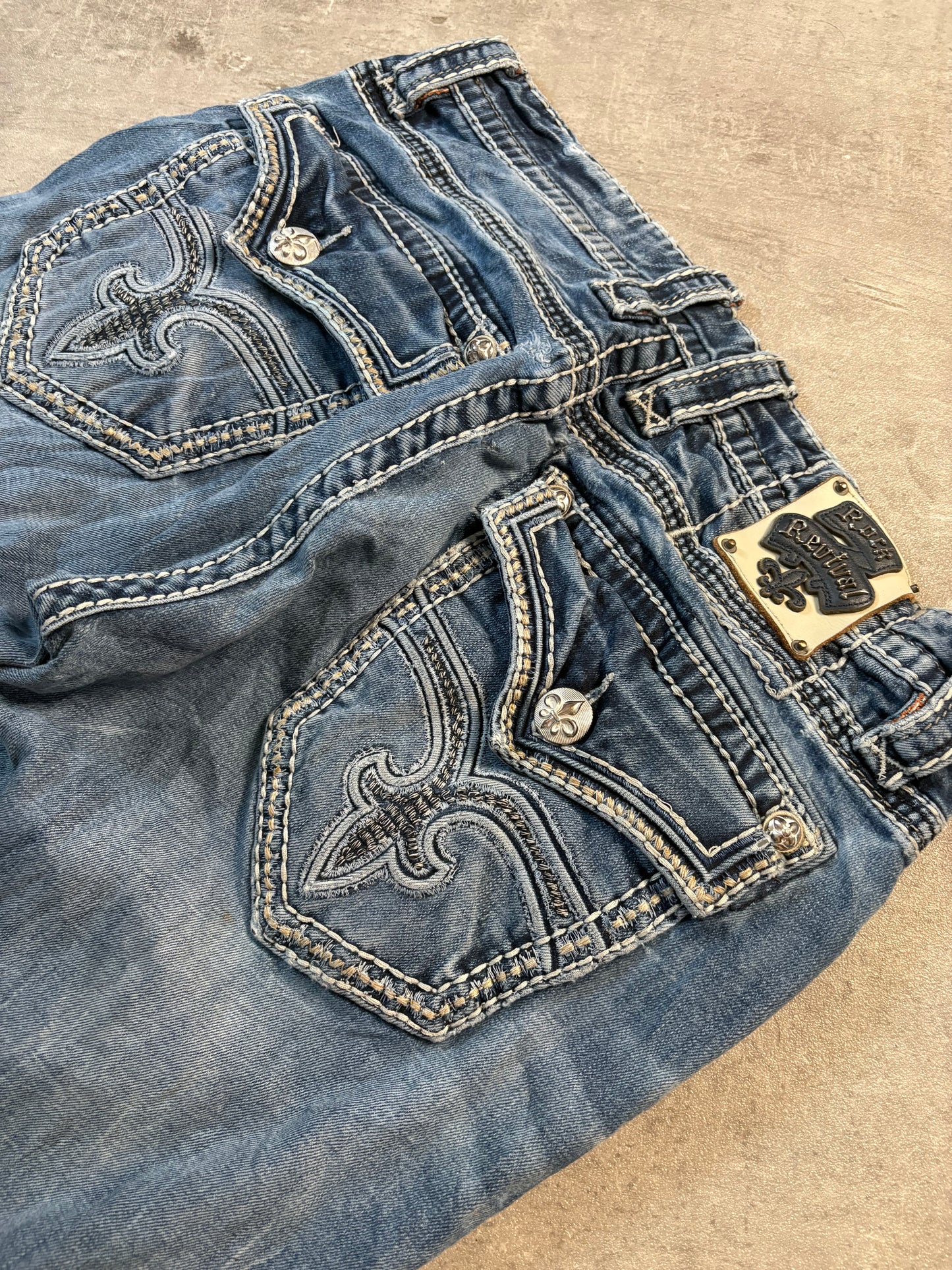 Rock revival straight jeans / W33