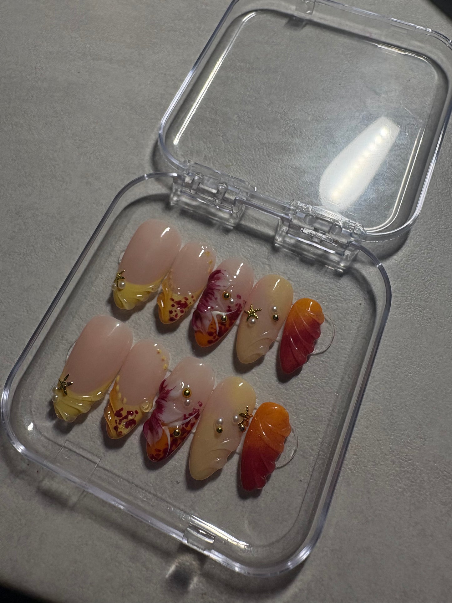 Sunrise summer | Press on nails